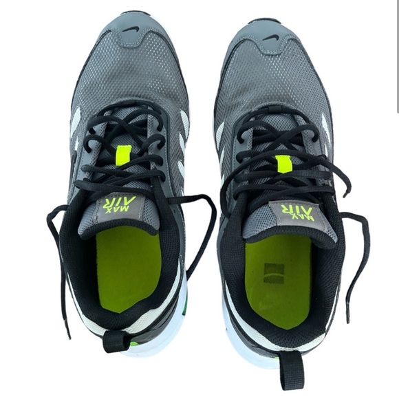 Nike Shoes Men's Air Max AP Grey Volt Green Training Sneakers Size 11 - Picture 2 of 5